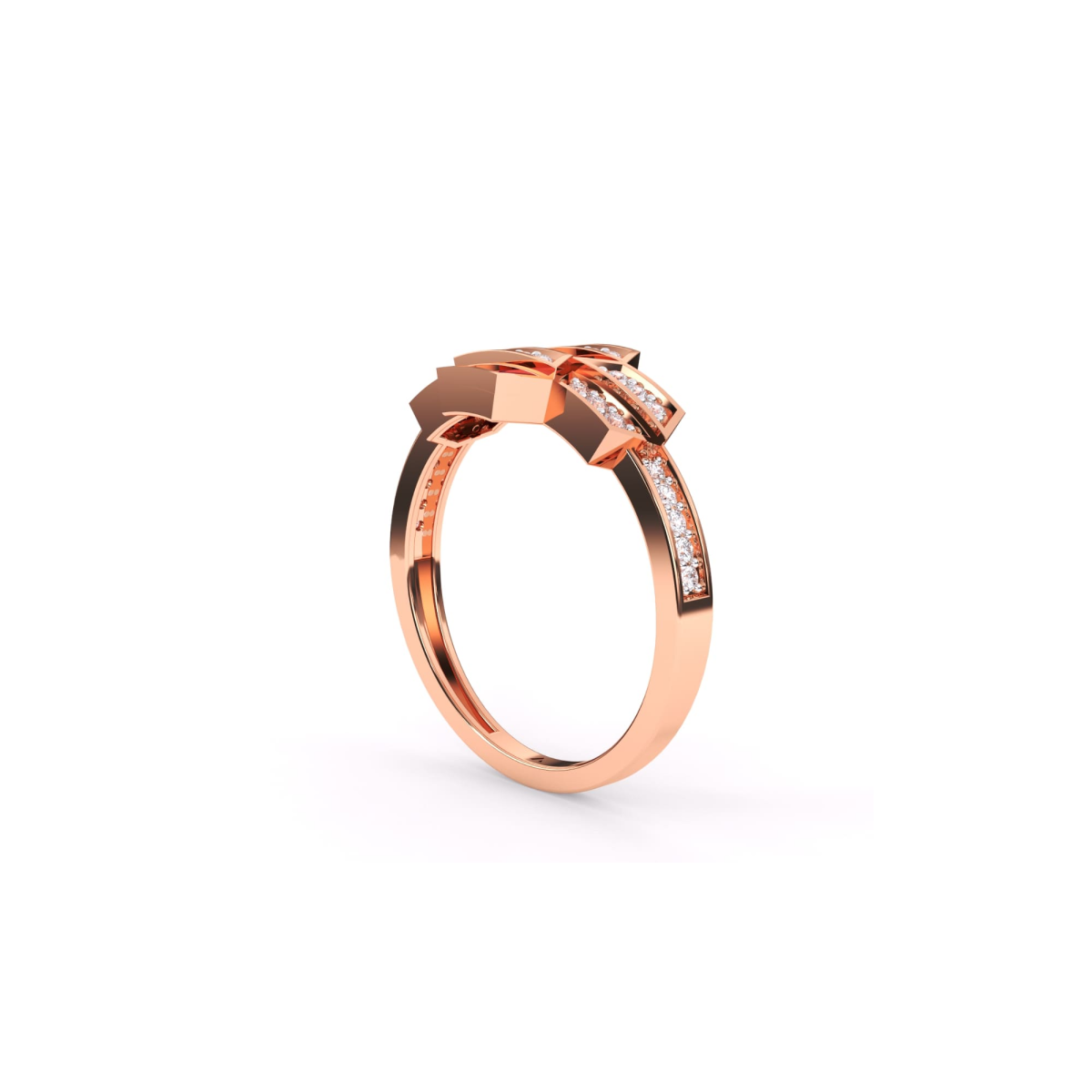 Round Cut Vintage Style Diamond Ring